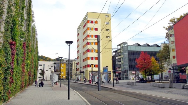 Paula-Modersohn-Platz in Freiburg-Vauban